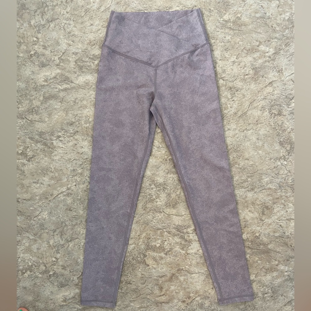 Aerie Offline High Rise Crossover Waist Shine Leggings